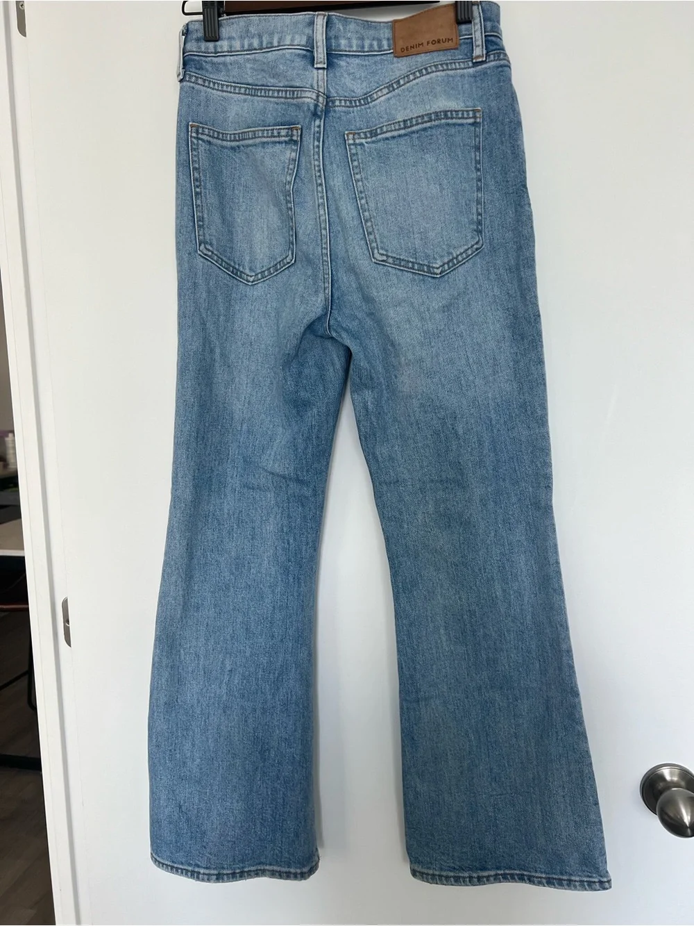 Denim Forum Twiggy High Rise Flare Jeans Size 26 - Picture 5 of 8